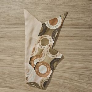 Coach Silk Headband Scarf